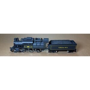 Mehano HO Scale 4-4-0 American Steam Locomotive (Runs) Tender C.R.R. of N.J. #85